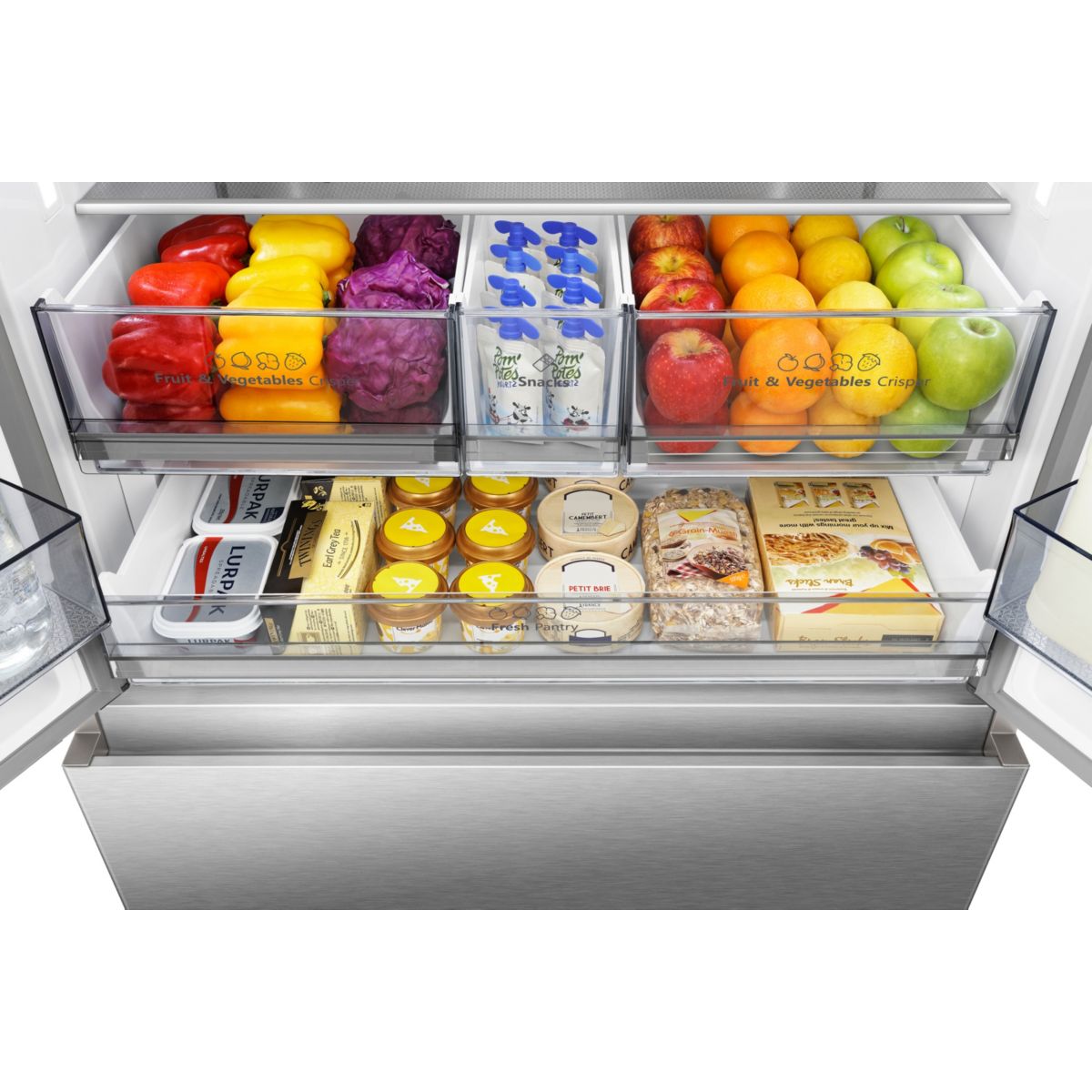 Réfrigérateur multi portes RF815N4SESE couleur unique, HISENSE