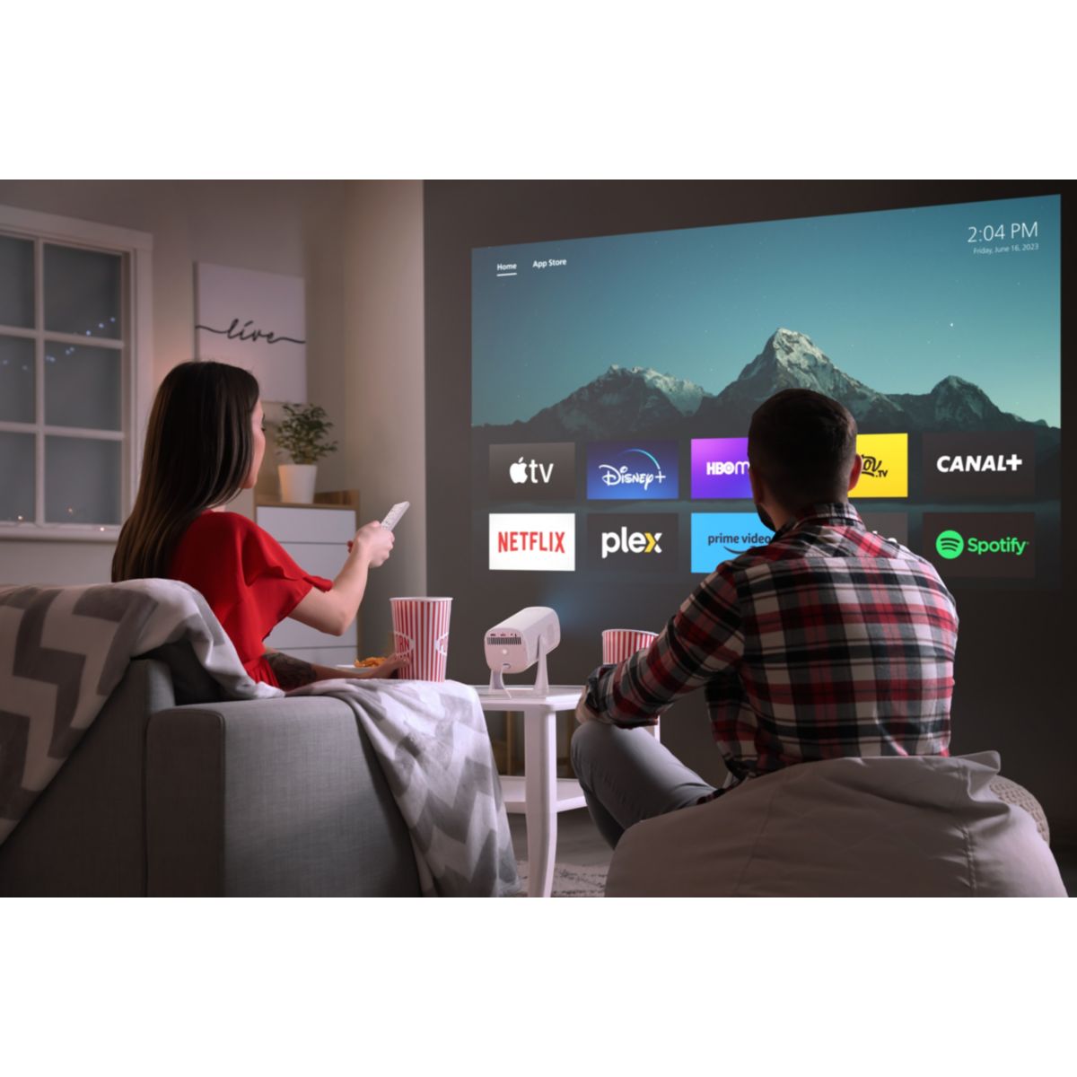 Vidéoprojecteur home cinéma NeoPix 230 Smart blanc, PHILIPS