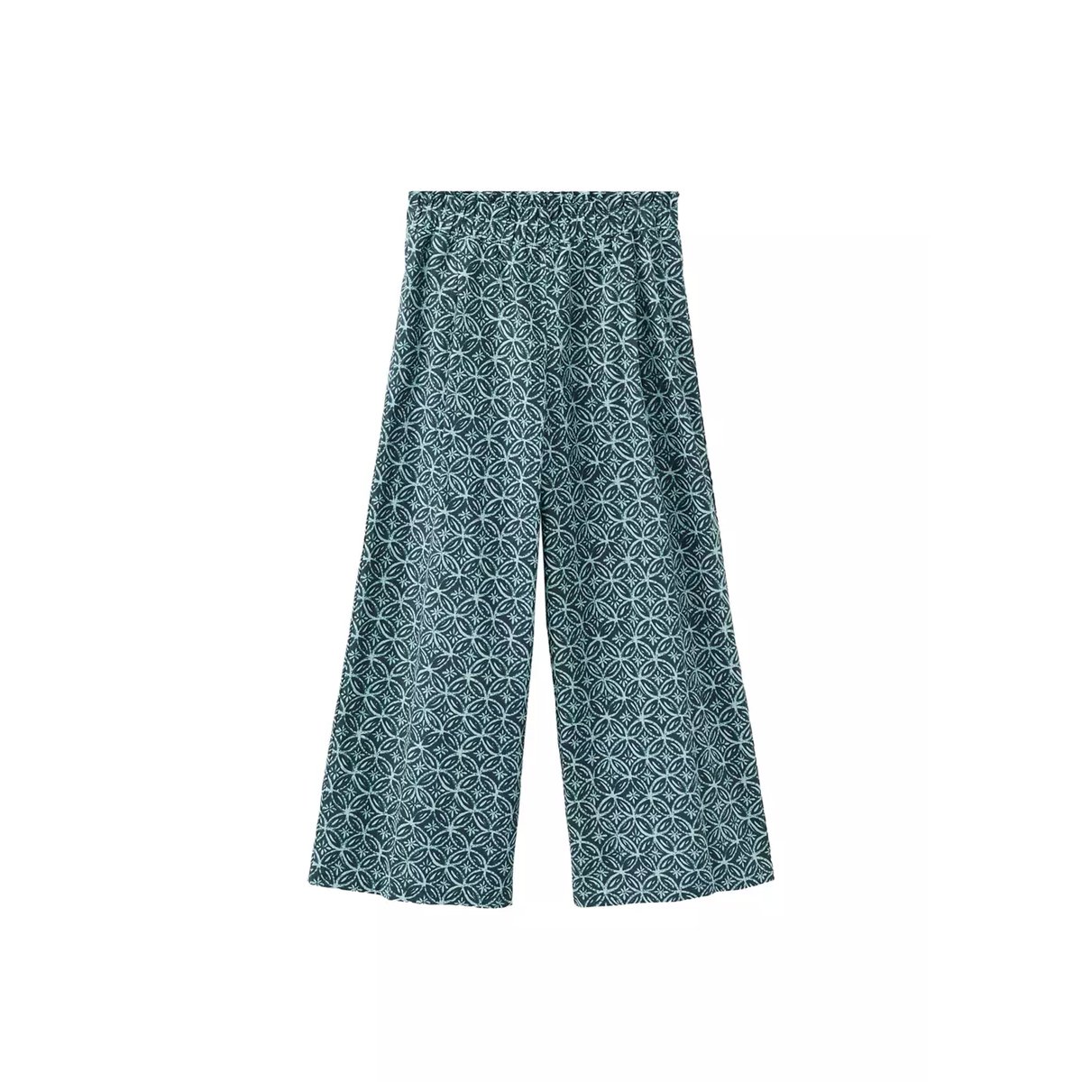 Pantalon imprimé coton bleu marine, MANGO KIDS