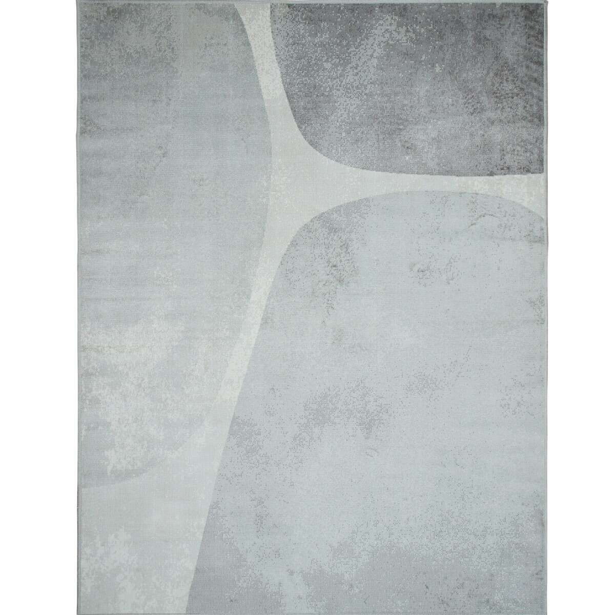 Tapis salon moderne motifs géométriques  ARIZONA gris, THE DECO FACTORY