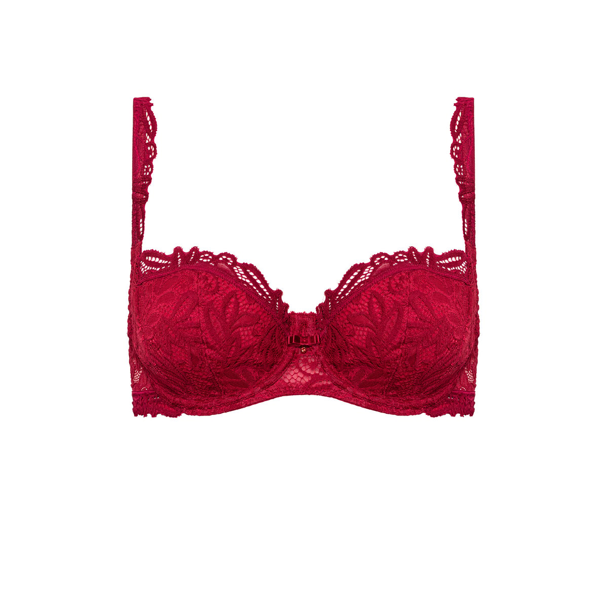 Soutien-gorge armaturé TIARA B à E rouge, LISCA
