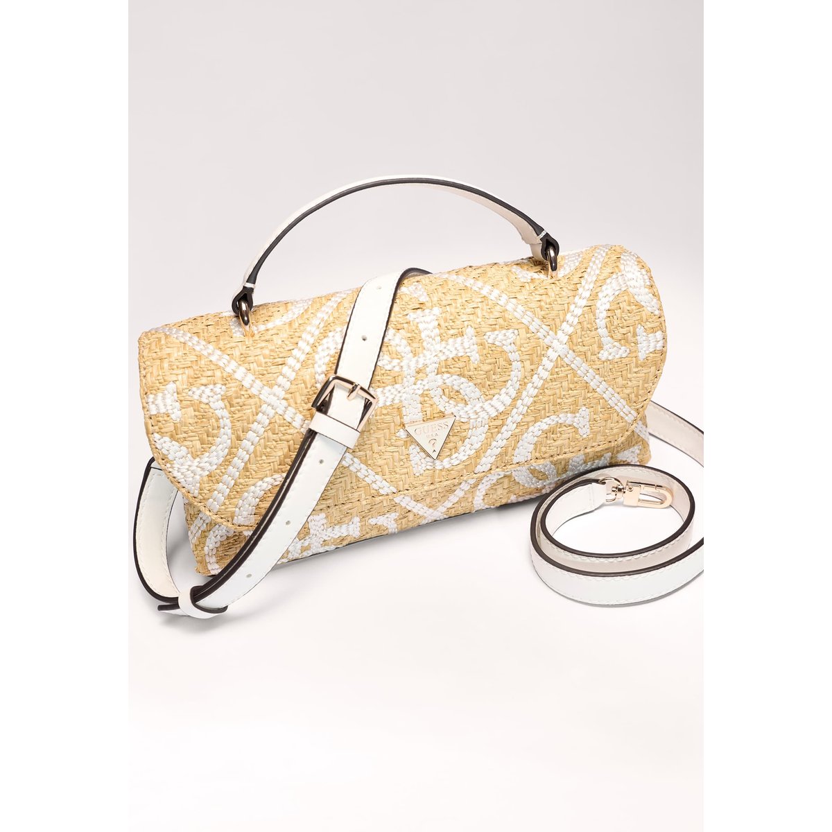 Mini Sac Kirsten blanc, GUESS