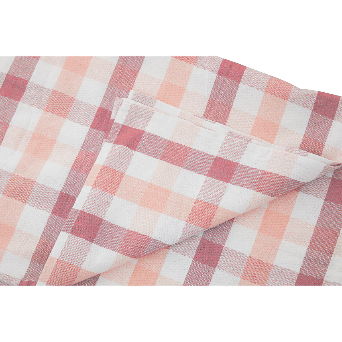 Checked 100% Cotton Tablecloth - 140x180cm pink, SO'HOME