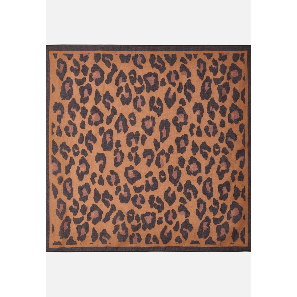 Foulard imprimé animalier jaune ocre animalier, DAMART