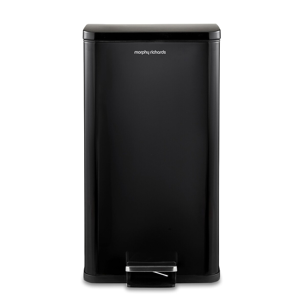 30L Rectangular Kitchen Bin black, MORPHY RICHARDS