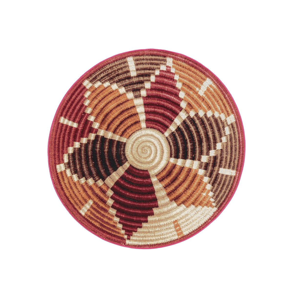 Tapis d'extérieur & intérieur rond KENYA multicouleur, BENUTA