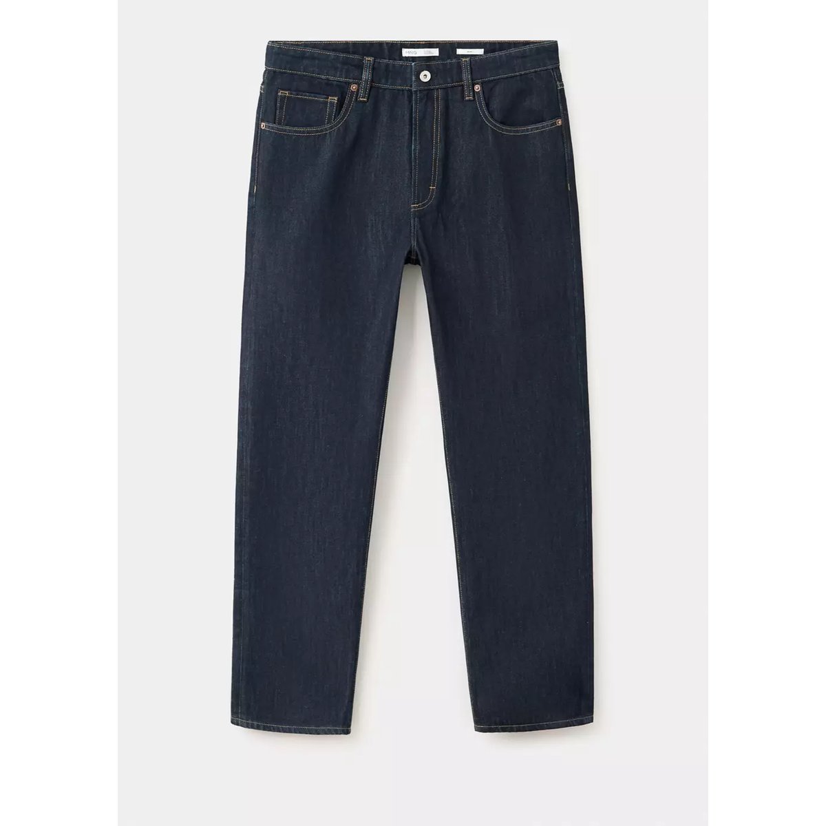 Jean Moby relaxed fit délavé foncé bleu, MANGO MAN