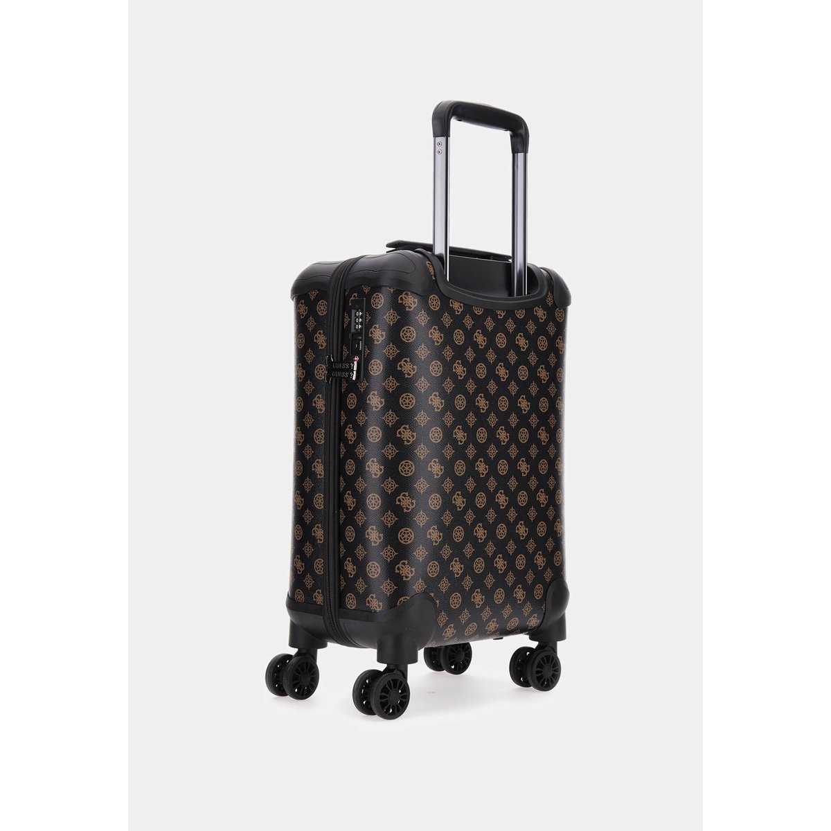 Trolley Wilder Logo 4G Pivoine marron, GUESS