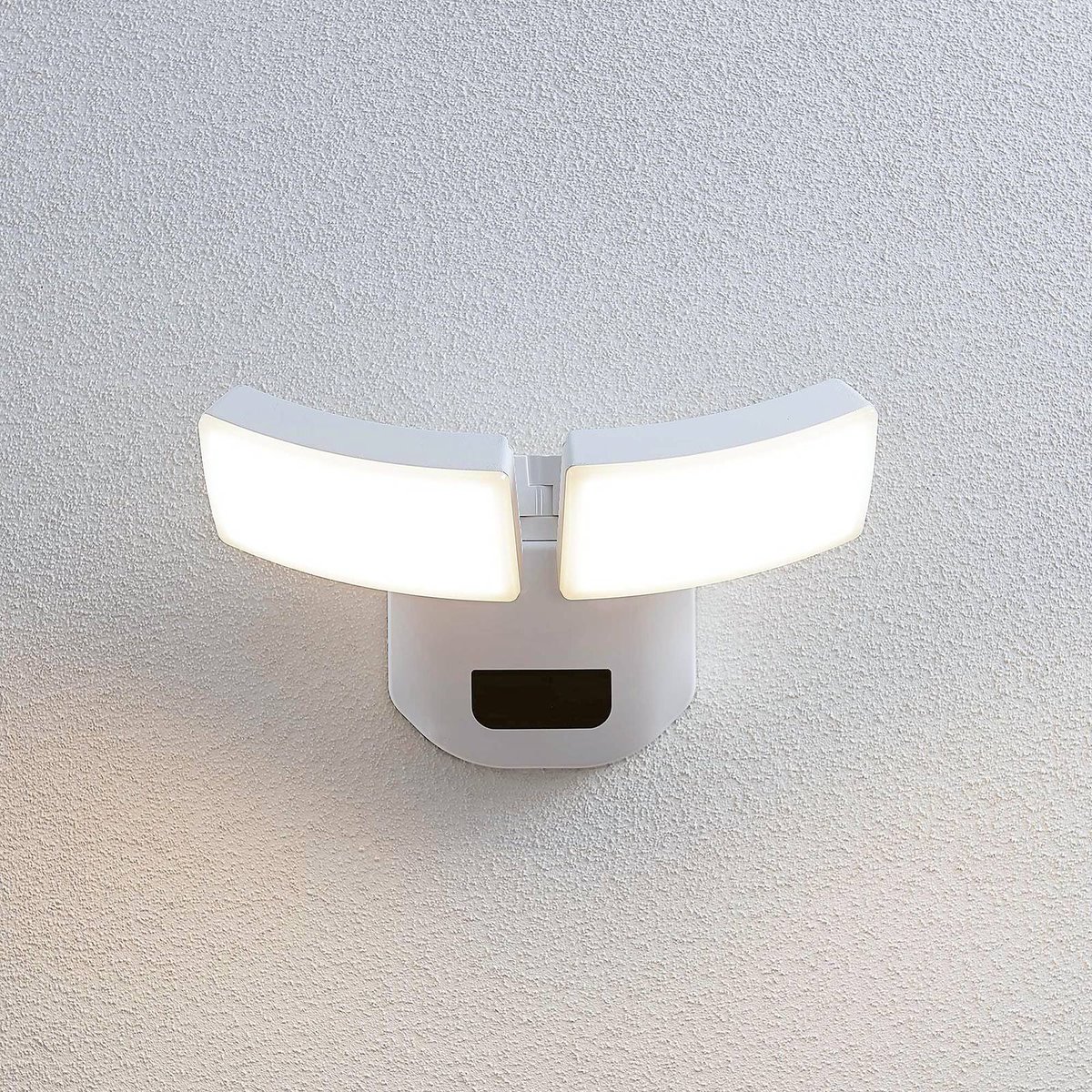 Applique extérieure en aluminium moderneLED blanc (ral 9006), LINDBY