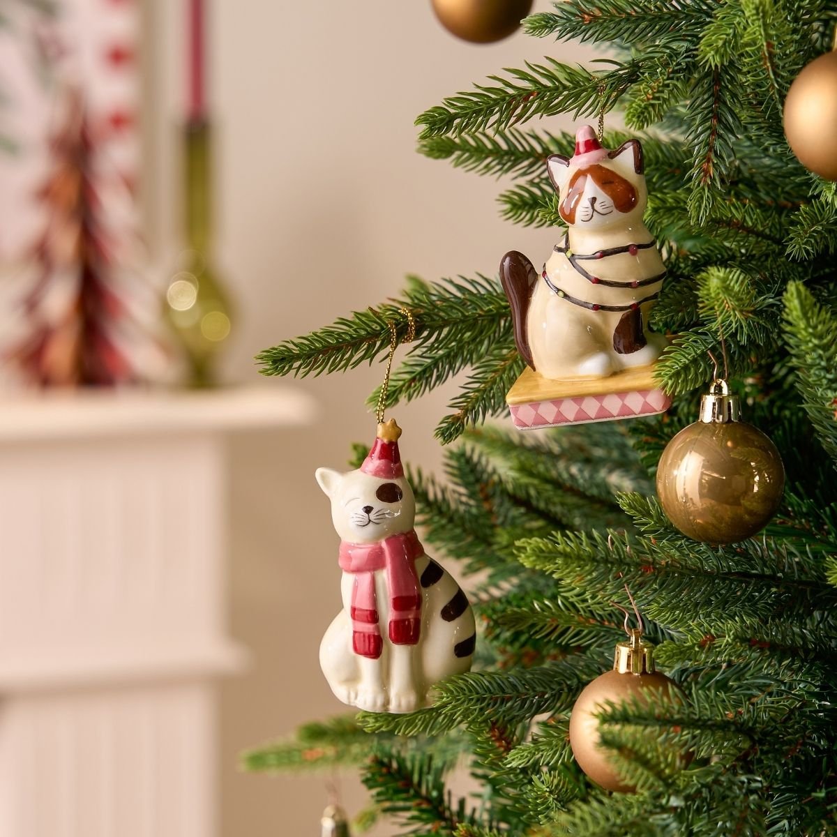 Boule de Noël brun, MICA DECORATIONS