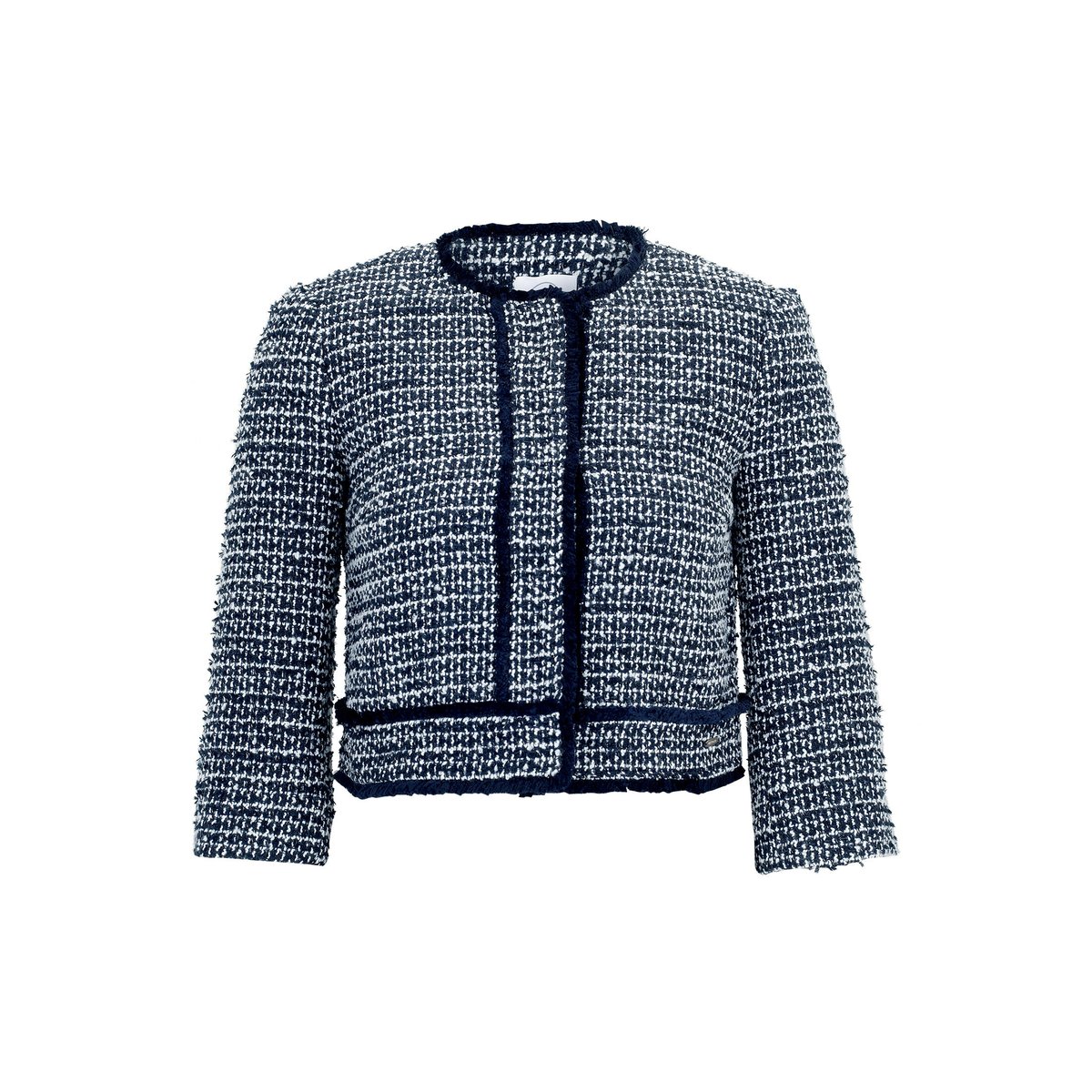 Boléro à poches plaquées dark blue melange, BETTY & CO