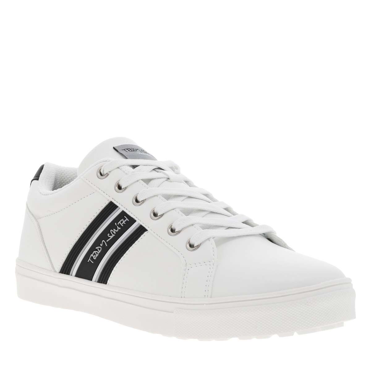 Baskets talon compensé bas blanc, TEDDY SMITH