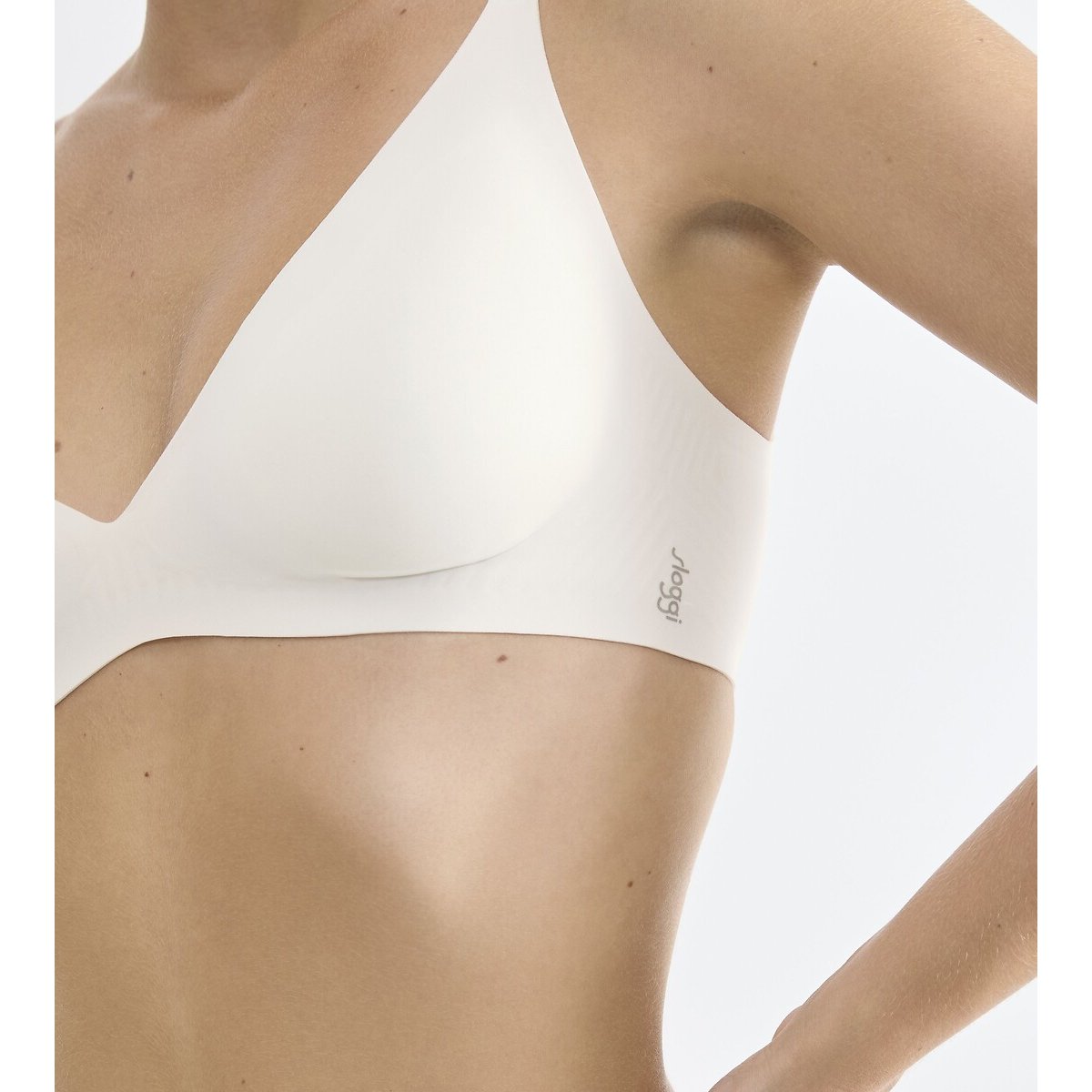 ZERO FEEL 2.0 push-up bh zonder beugels parelmoer wit, SLOGGI