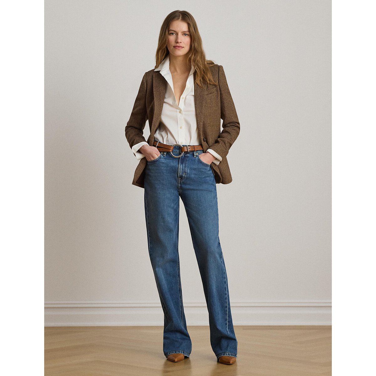 Jean jambe large bleu, LAUREN RALPH LAUREN