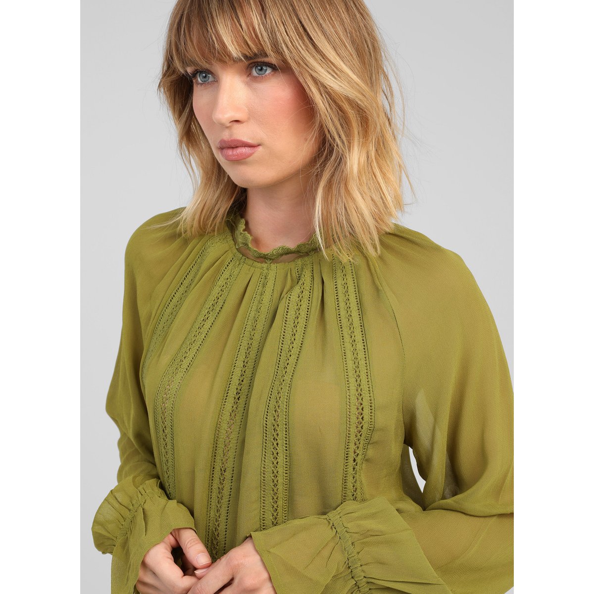 Blouse SALOUNA matcha, AN'GE