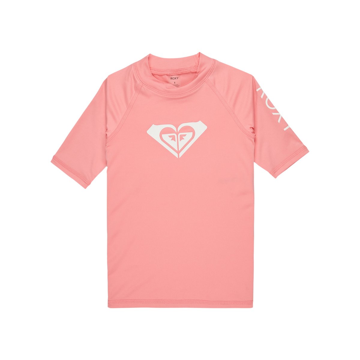 Lycra manches courtes WHOLE HEARTED. rose plumeria, ROXY