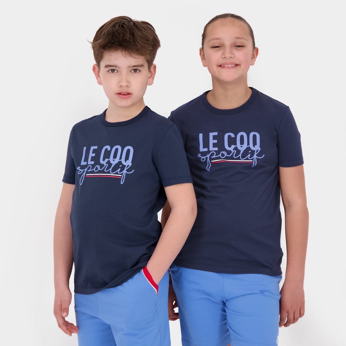 T-shirt Tricolore dress blues, LE COQ SPORTIF