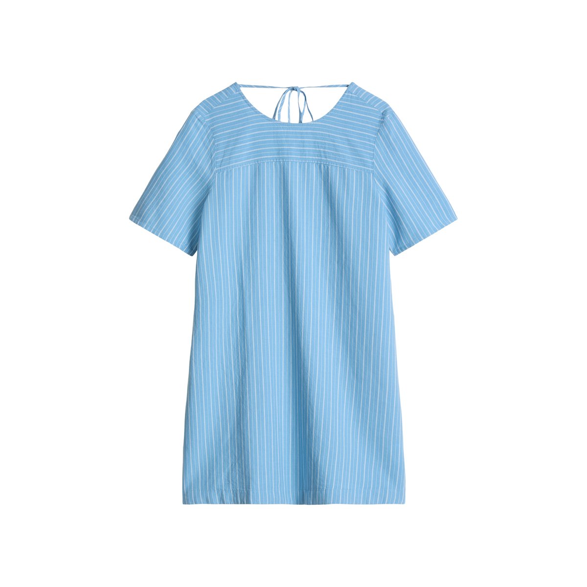 Robe rayée relaxed en mélange de lin et de coton bleu, MARC O’POLO DENIM