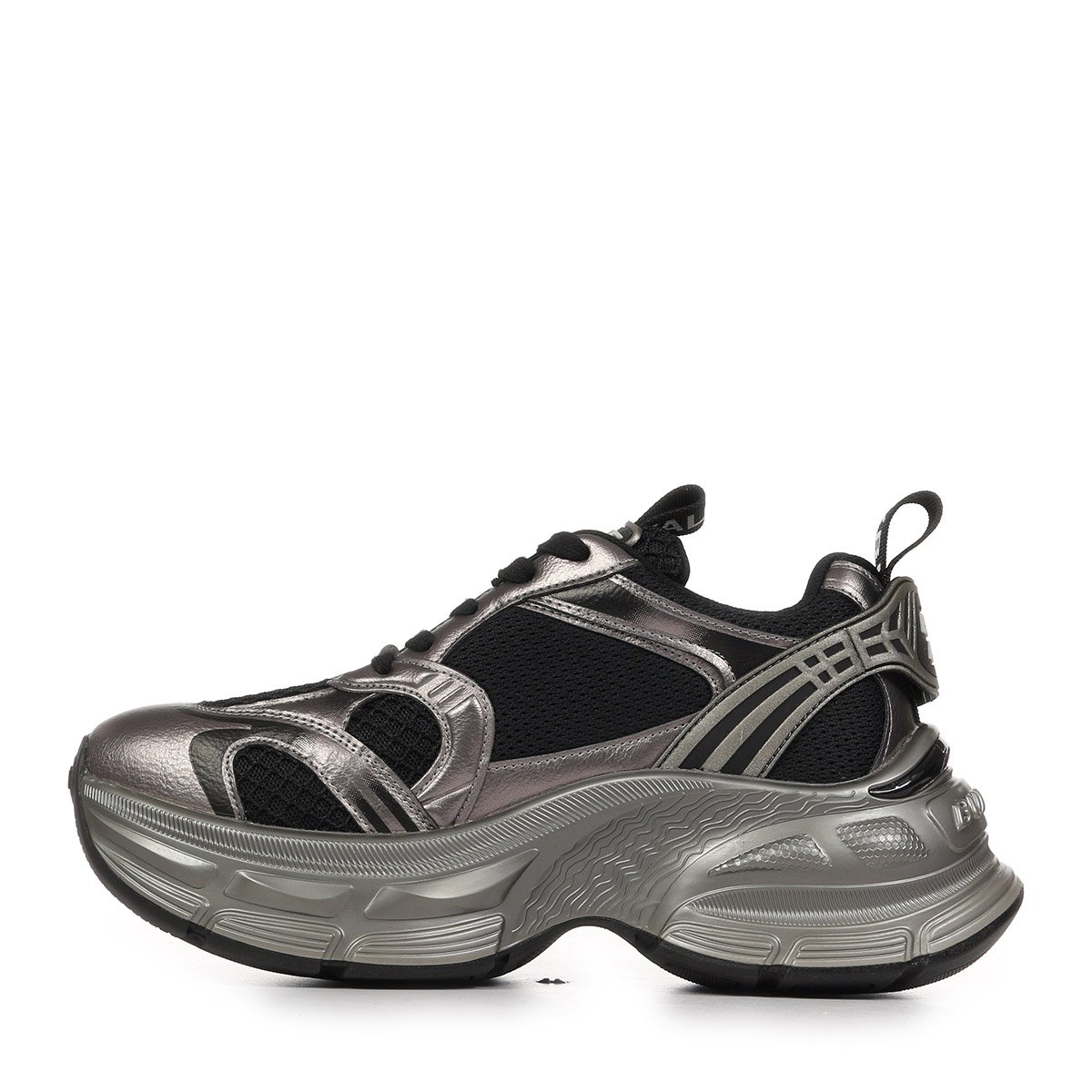 Baskets RIDR Vegan black silver, BUFFALO