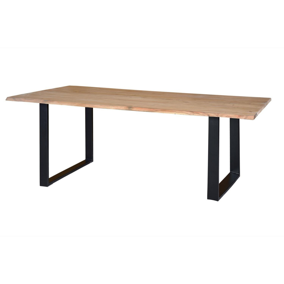 Table à manger - WIVINE marron, DECORATION D’AUTREFOIS
