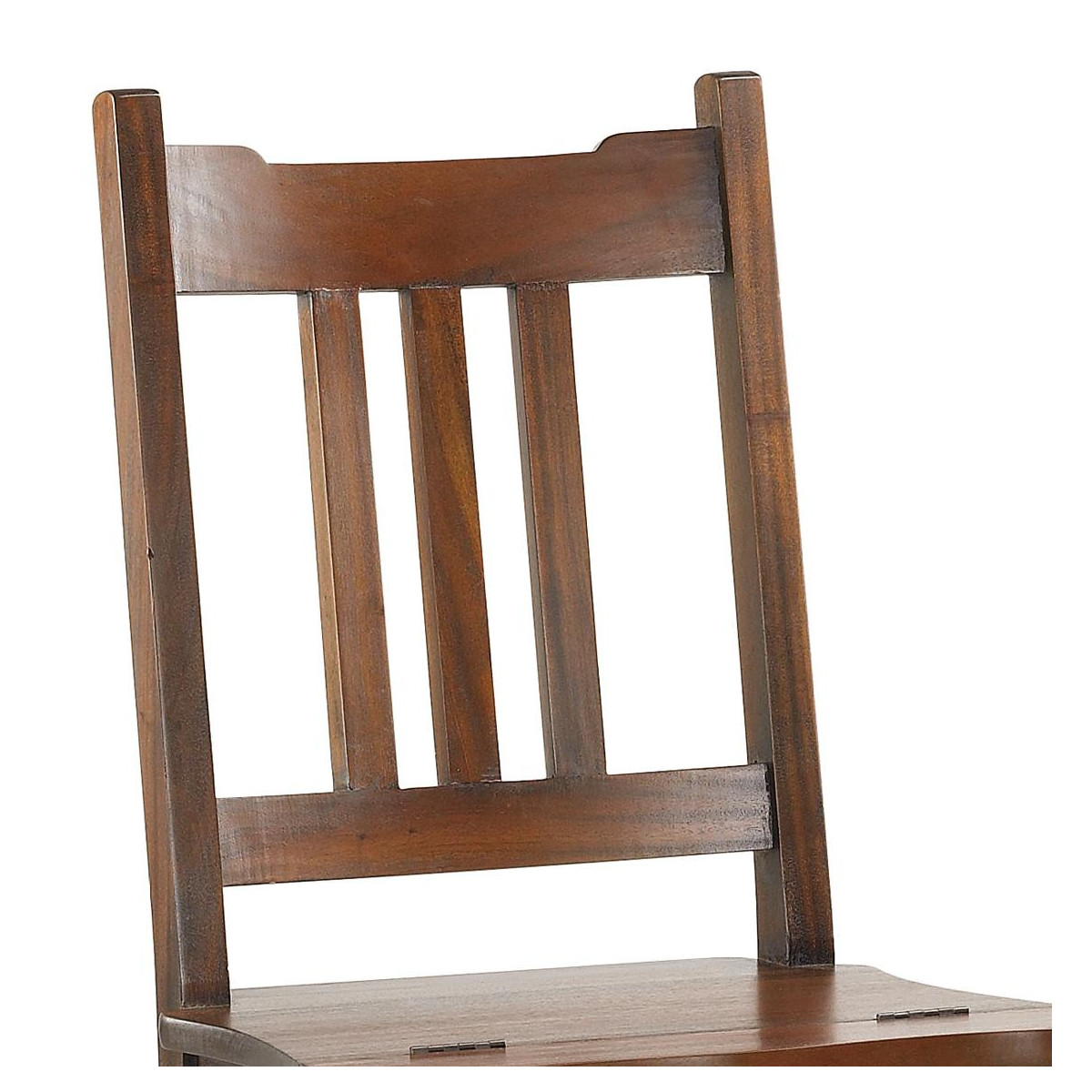 Chaise marron, DECORATION D’AUTREFOIS