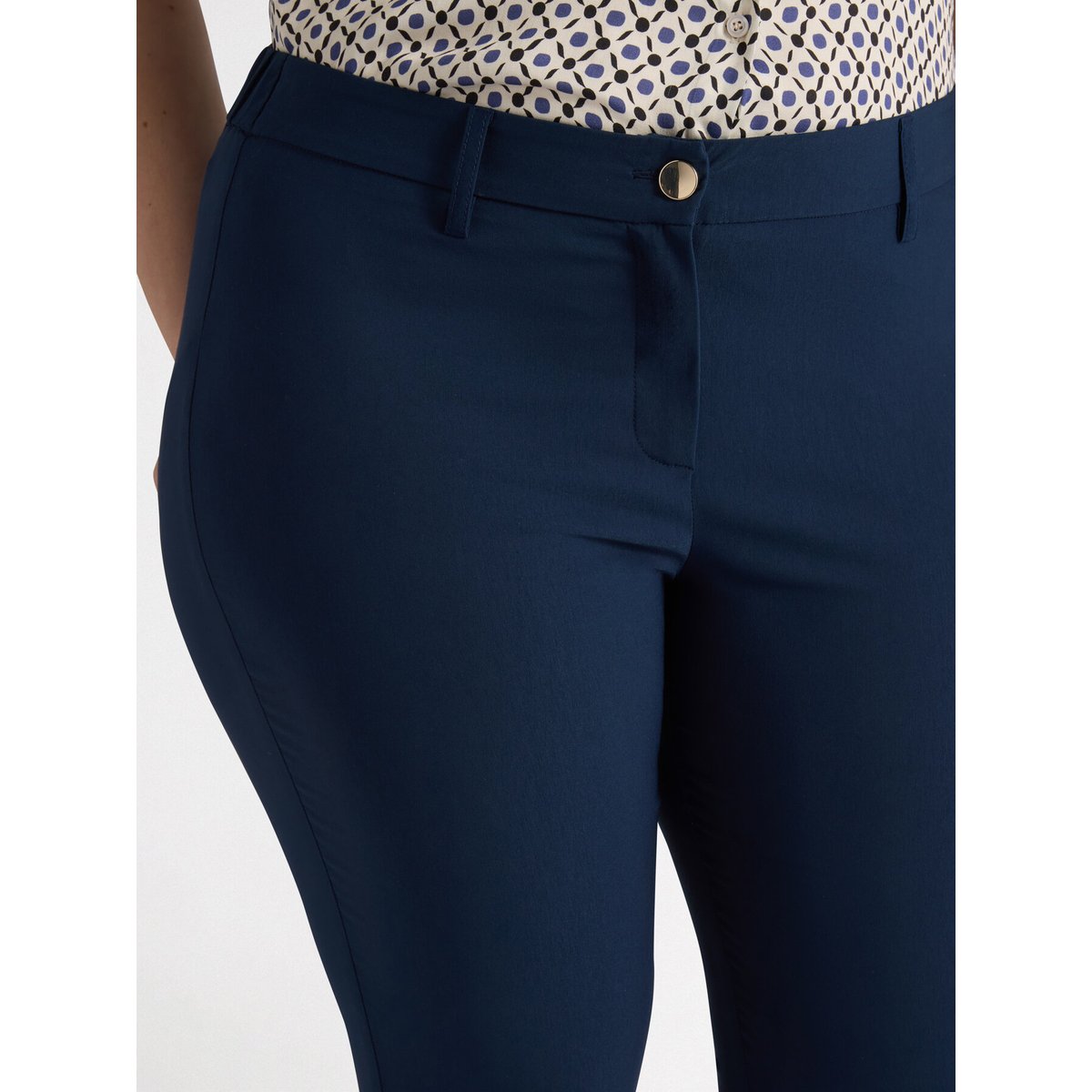 Pantalón recto bleu, FIORELLA RUBINO