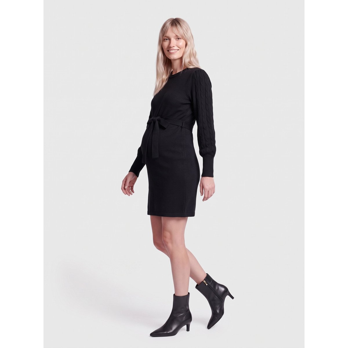 Robe En Maille noire - black, ONLY
