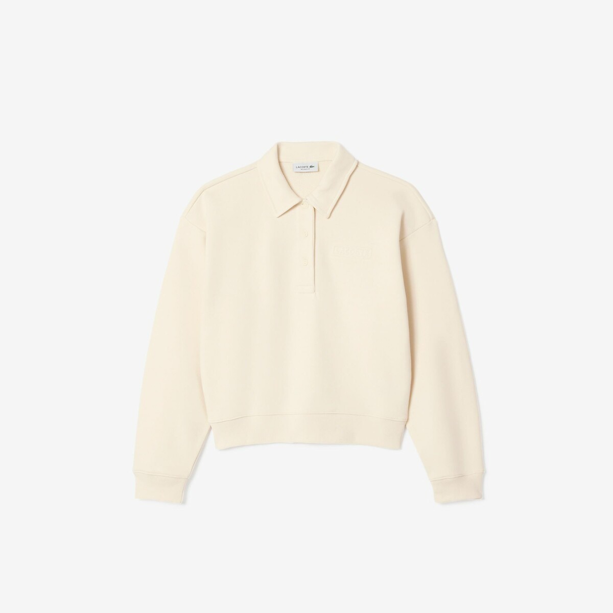 Polo Sweatshirt ecru , LACOSTE