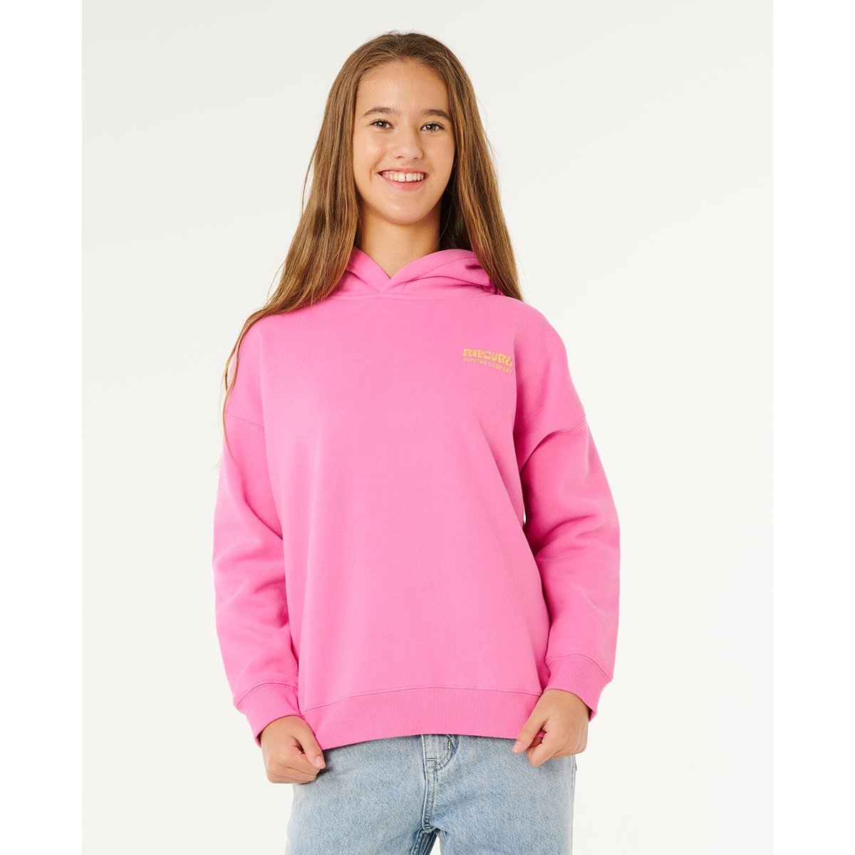 Sweat à capuche HERITAGE super rose, RIP CURL