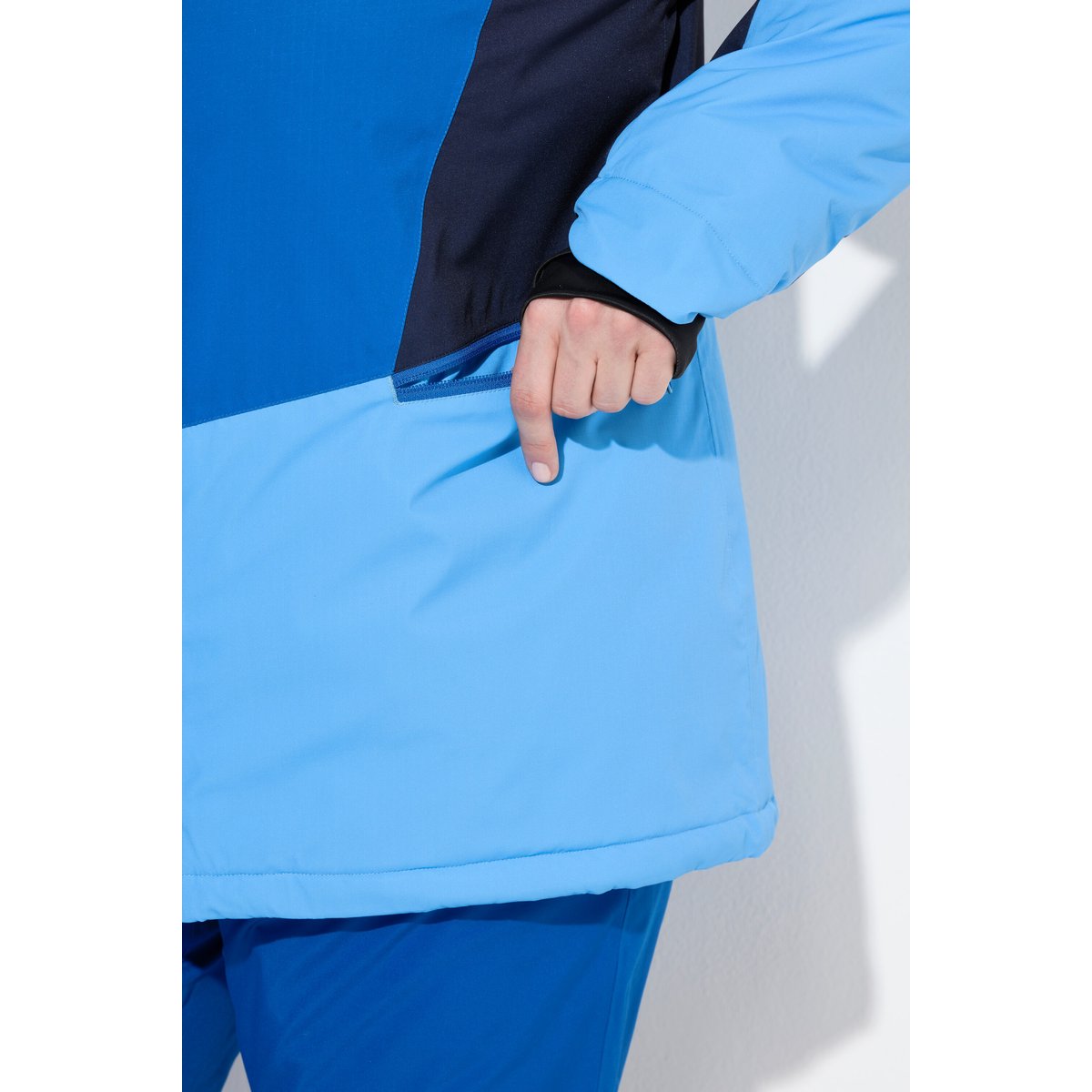 Veste technique HYPRAR, tissu imperméable jeans bleu, ULLA POPKEN