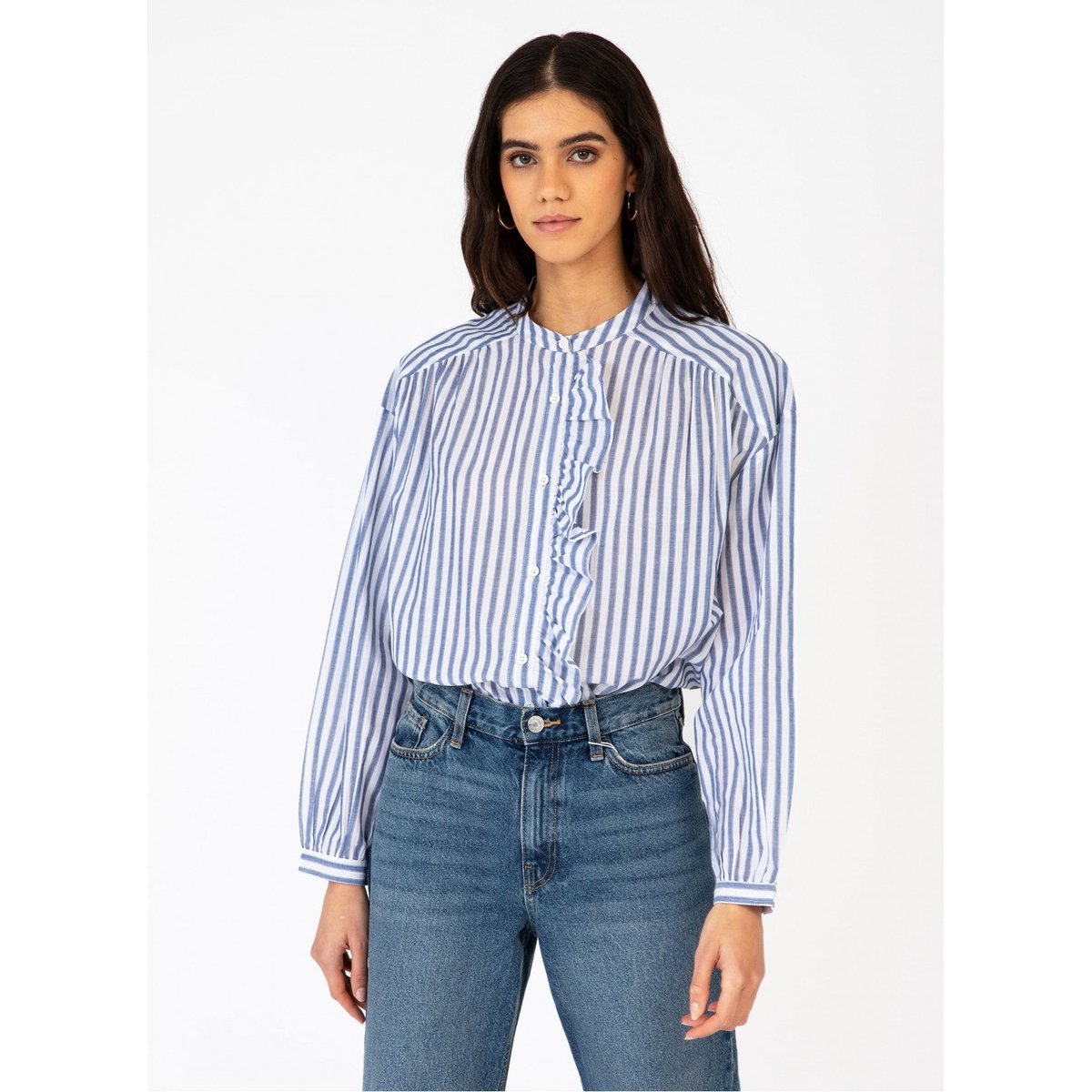 Blouse SOURIAMA bleu, AN'GE