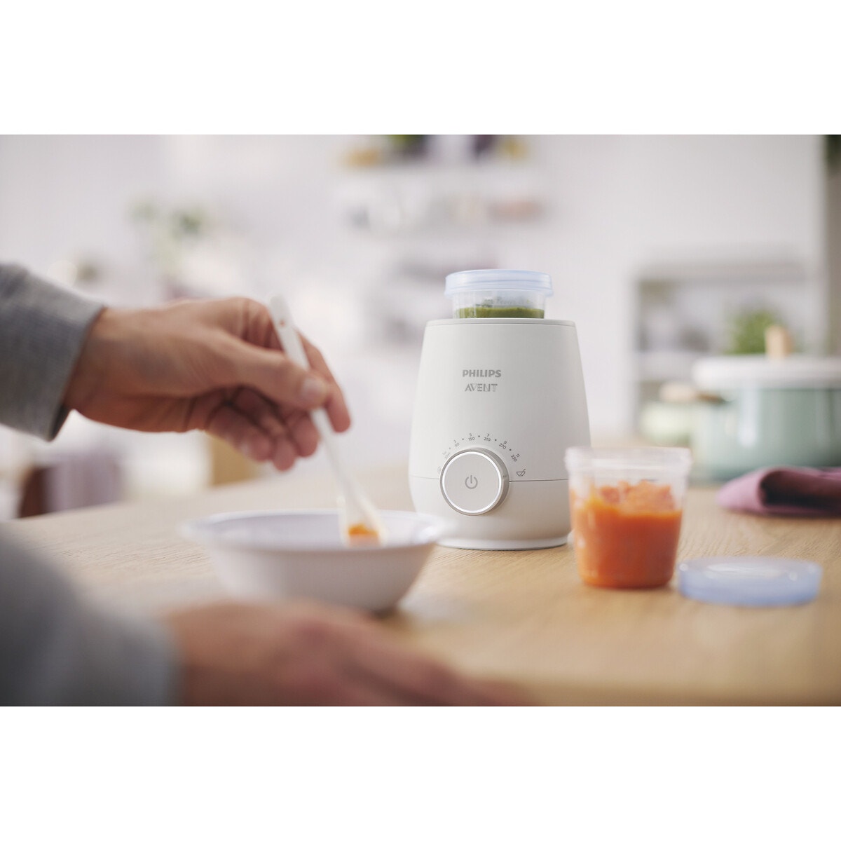 Chauffe biberon bébé SCF358/00 blanc, PHILIPS AVENT