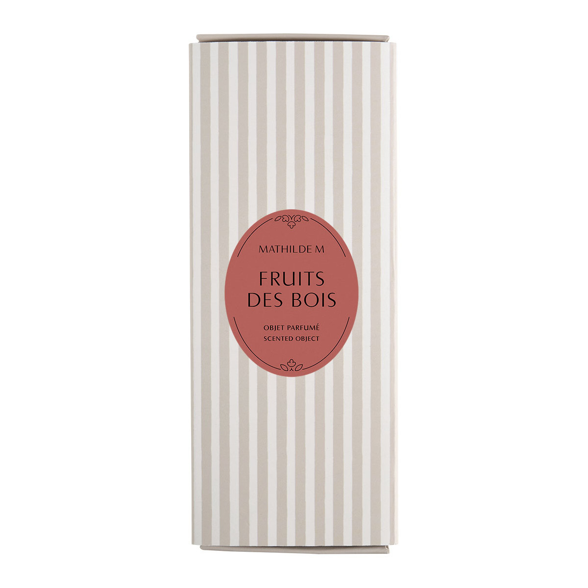 Coffret de 3 décors fondants en cire parfumée blanc, MATHILDE M