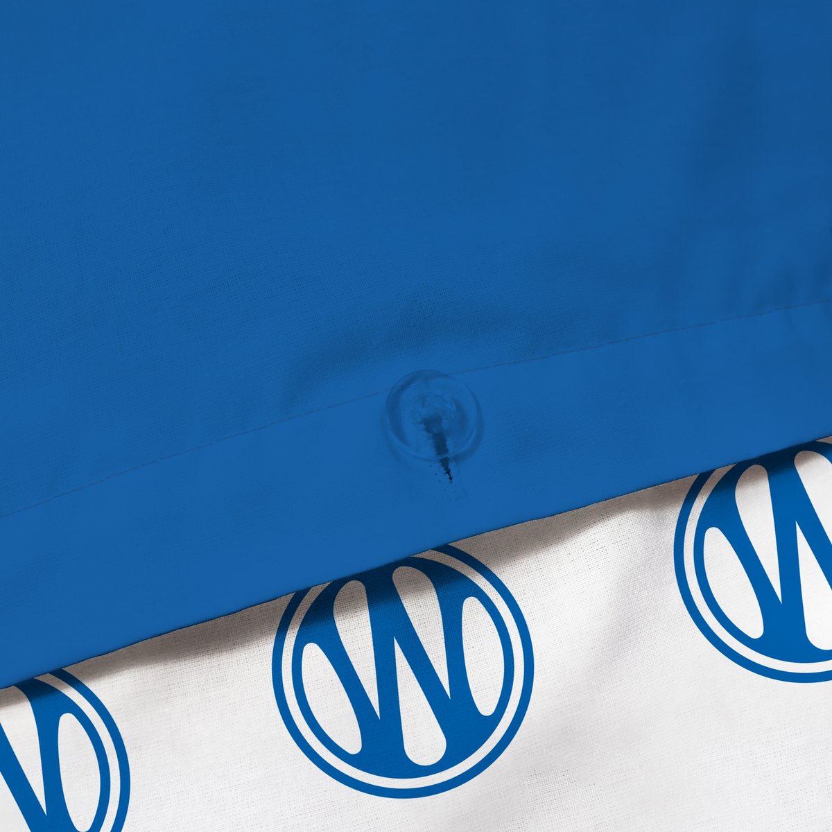 Parure de lit imprimée 100% coton, Olympique de Marseille RENAISSANCE bleu, OLYMPIQUE DE MARSEILLE