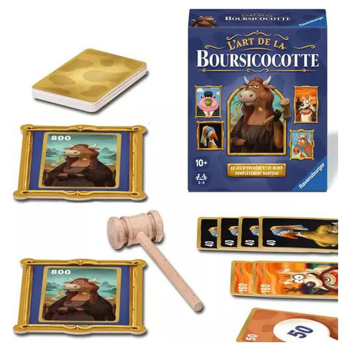 Boursicocotte - Jeu de cartes couleur unique, RAVENSBURGER