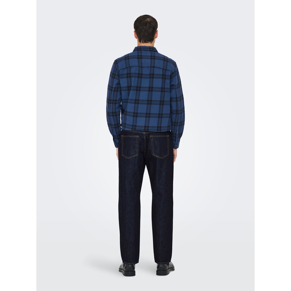 Jean droit dark blue denim, ONLY & SONS