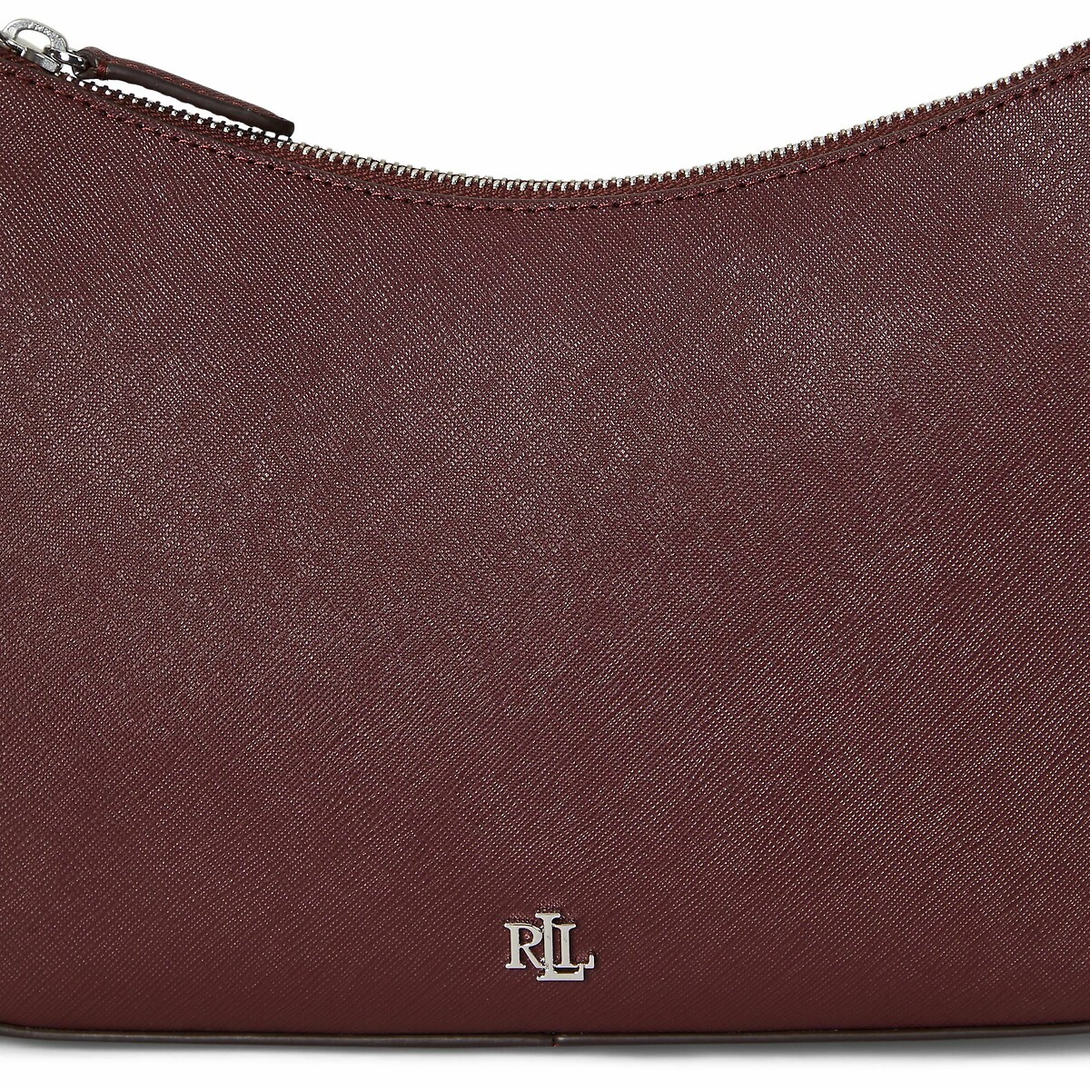 Sac en cuir porté épaule, DANNI M bordeaux, LAUREN RALPH LAUREN