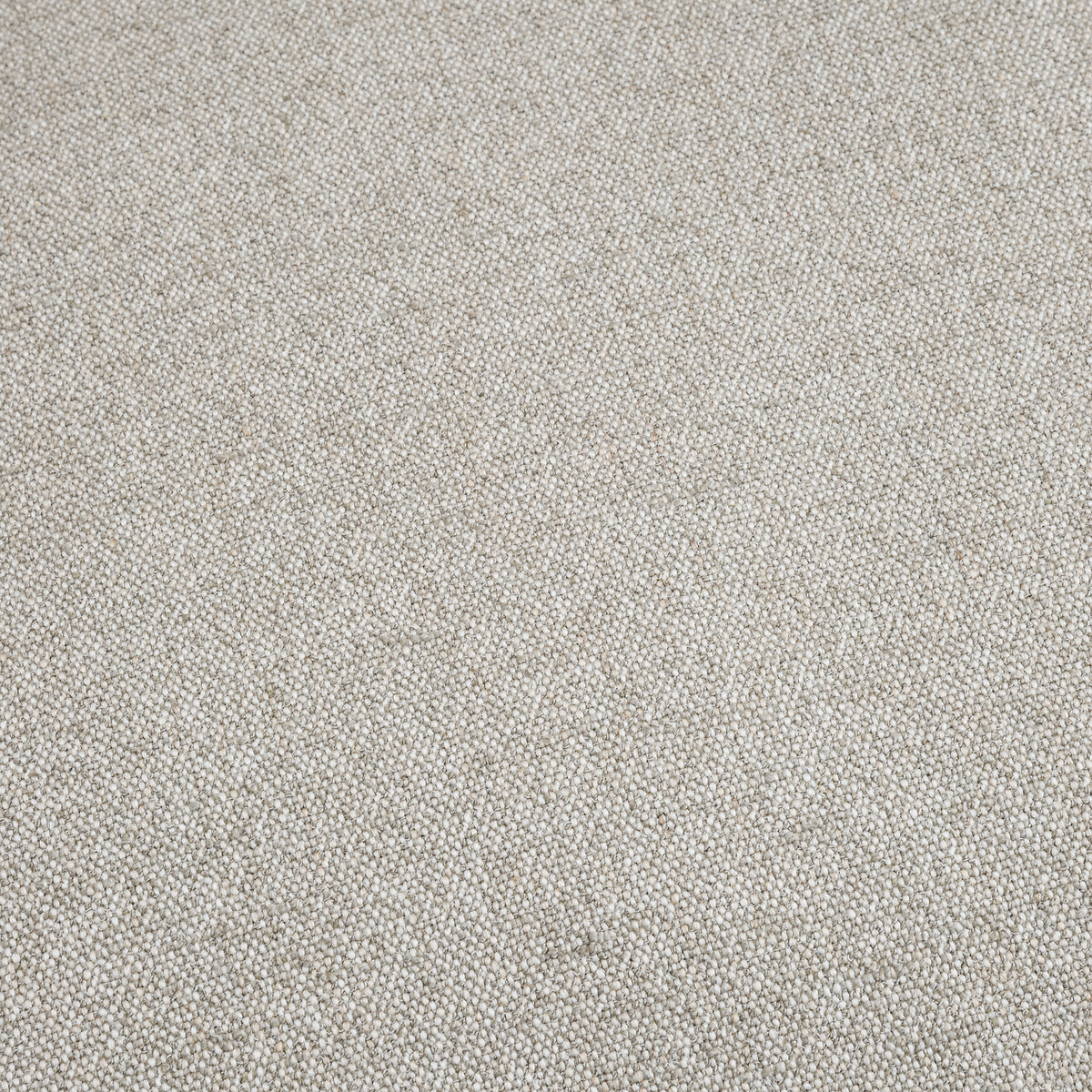 Canapé 3 places compact en texturé viscose et lin, LAZARE naturel, AM.PM