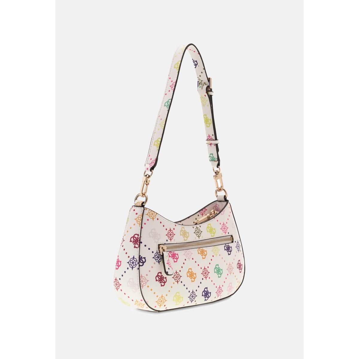 Emelie Logo Shoulder Bag fantaisie multicolore, GUESS