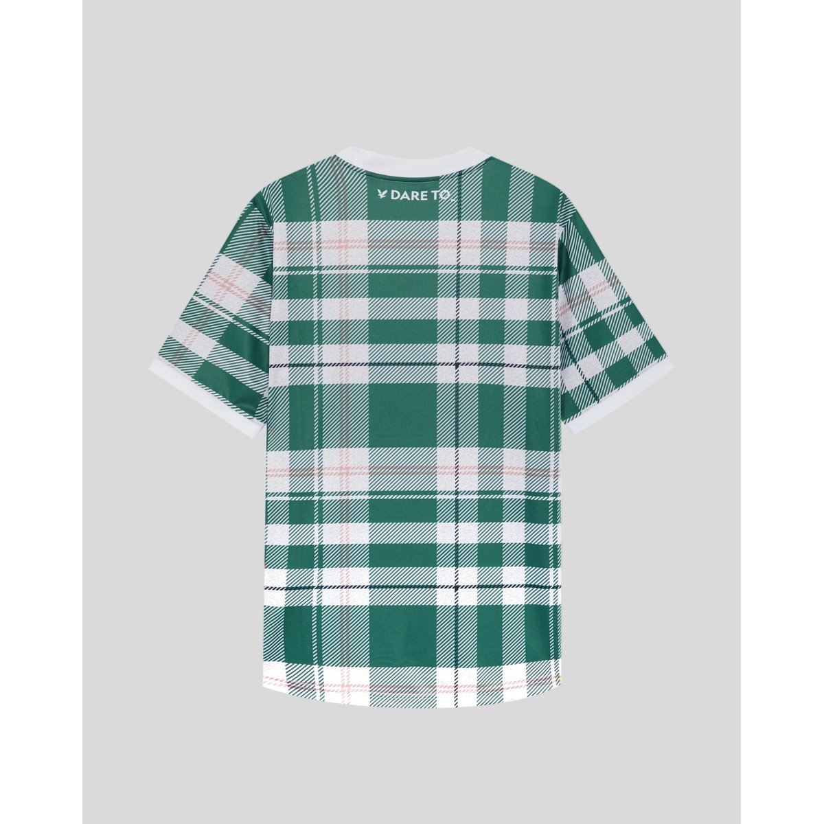 Maillot de football Sports à carreaux tartan vert everglade, LYLE & SCOTT