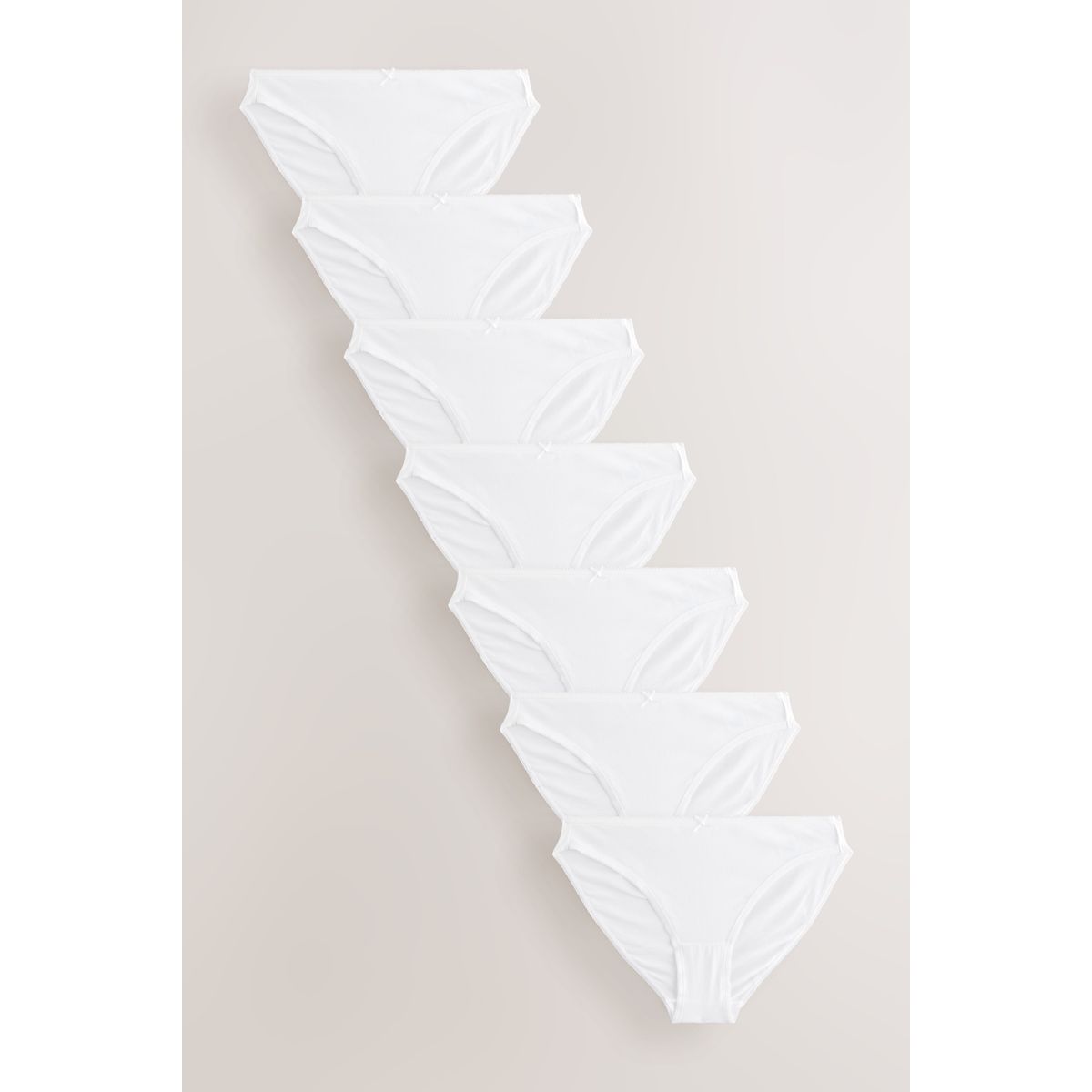 Culotte en coton majoritaire, lot de 7 blanc, NEXT