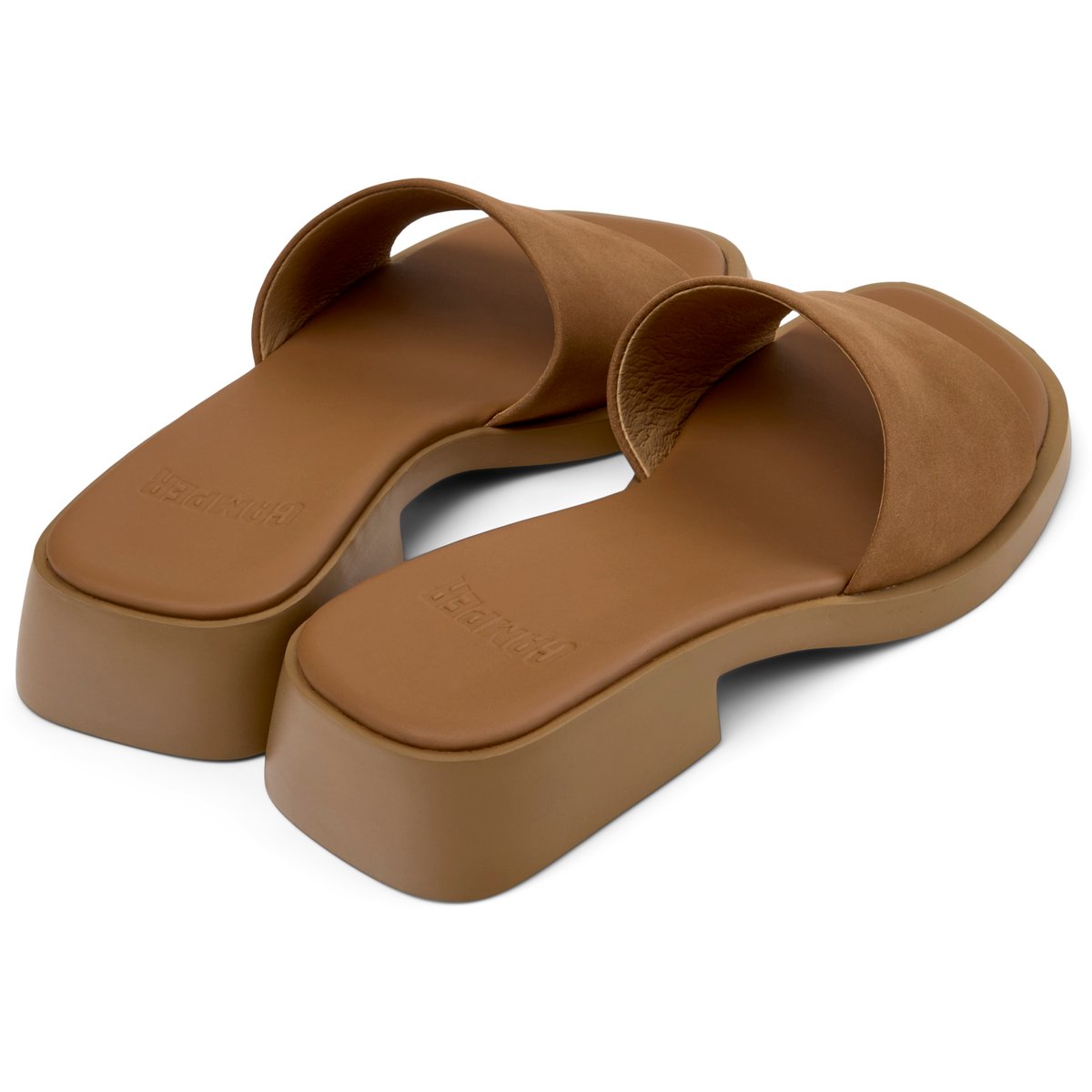 Sandales Cuir daim DANA marron moyen, CAMPER