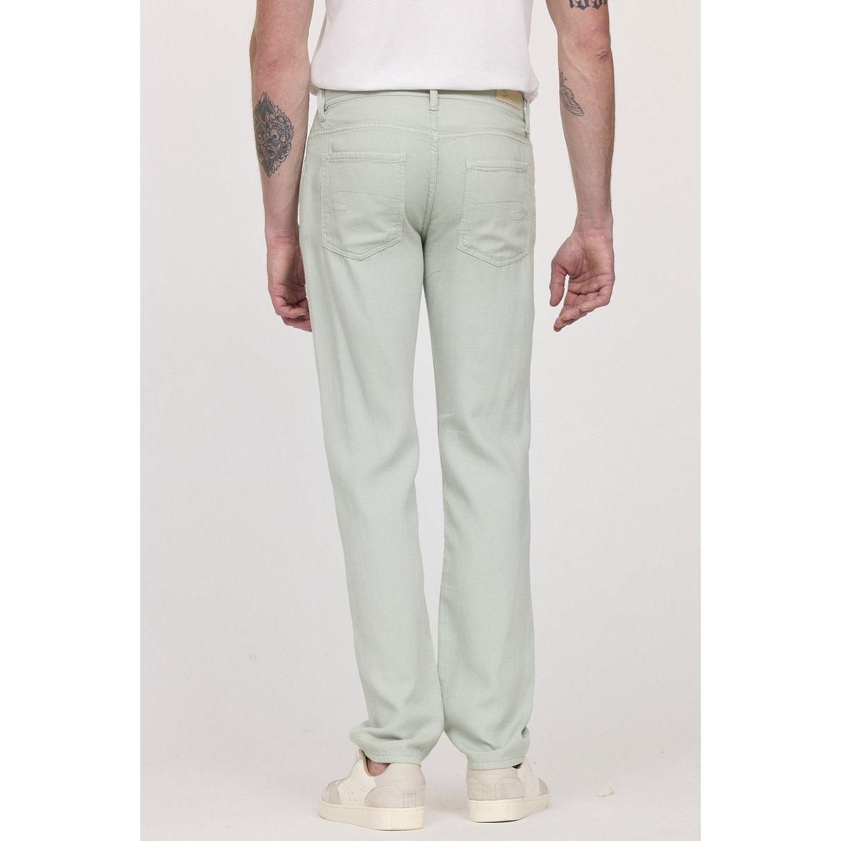 Pantalon coton straight LC122 bleu, LEE COOPER