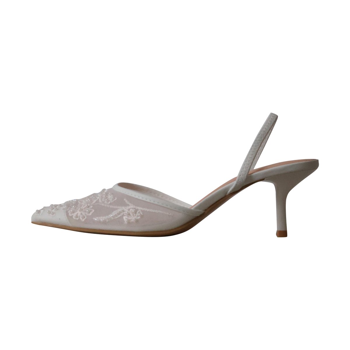 Escarpins à Talon Pallika blanc, ENZA NUCCI