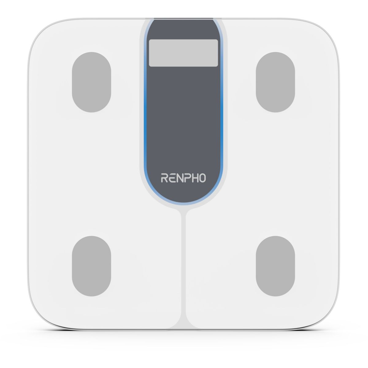 Pèse personne connecté Elis 1C Verre Trempé, Bluetooth, Max. 180 kg, Connecté, 13 Données Corporelles couleur unique, RENPHO