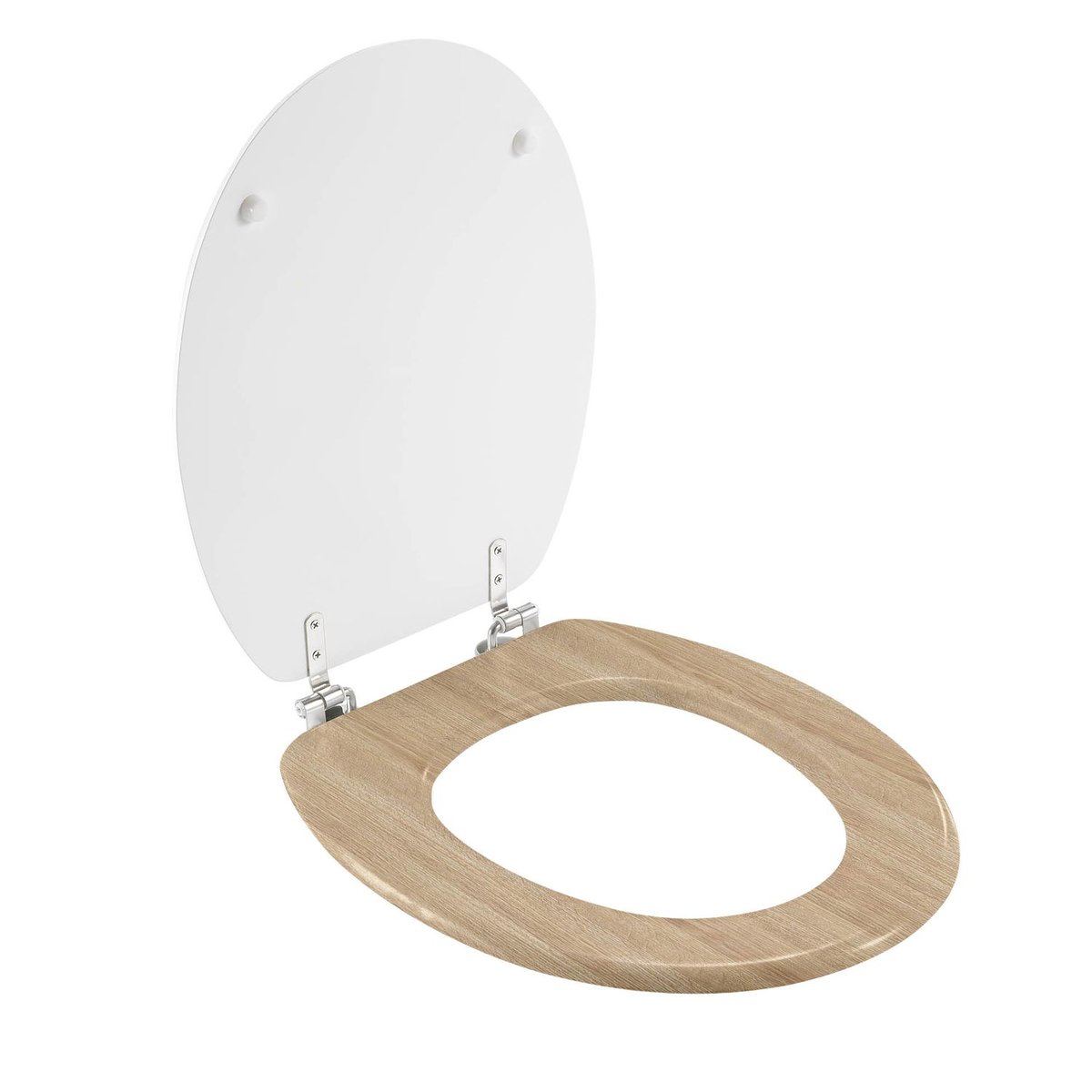 Abattant WC motif palmier VARADERO blanc, TOILINUX