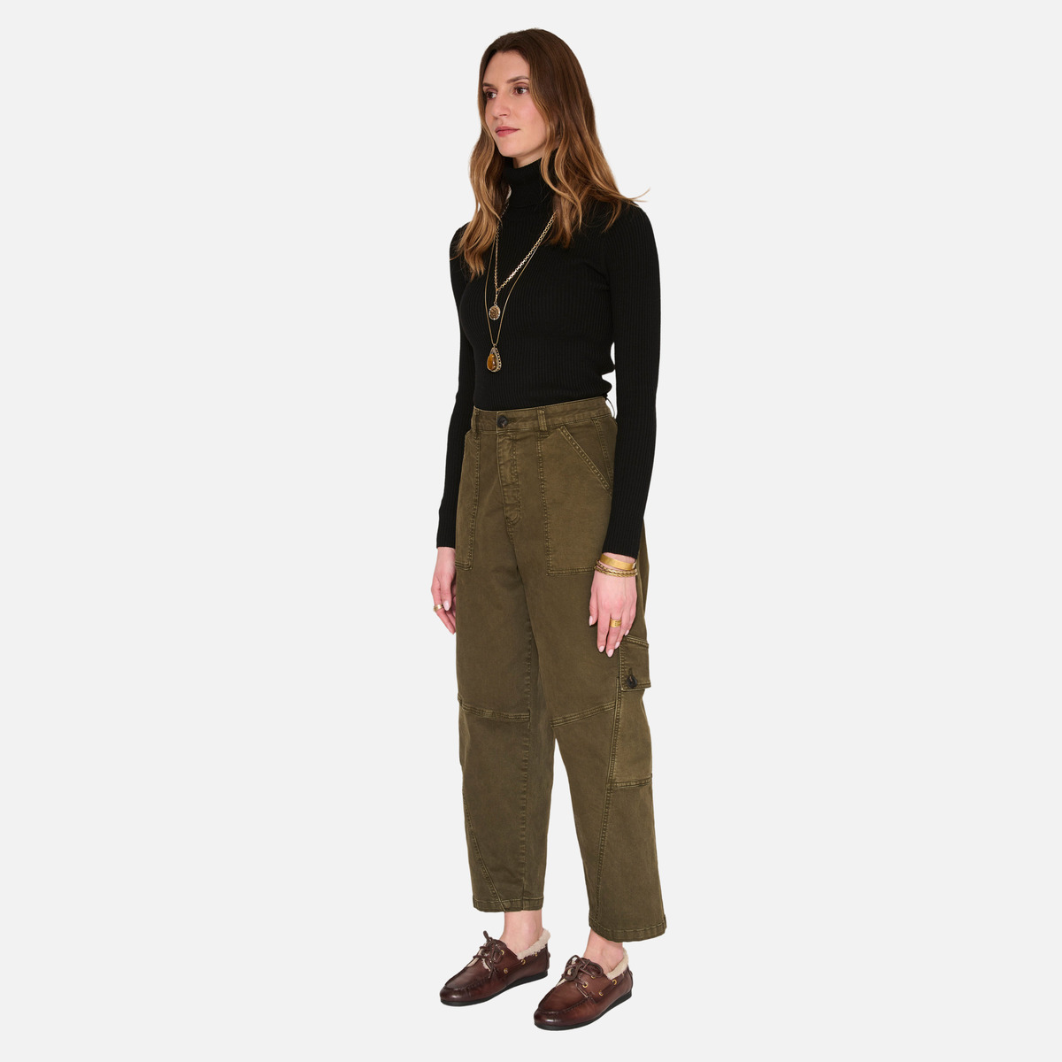 Pantalon PASSIONA MISSOURI kaki, MKT STUDIO