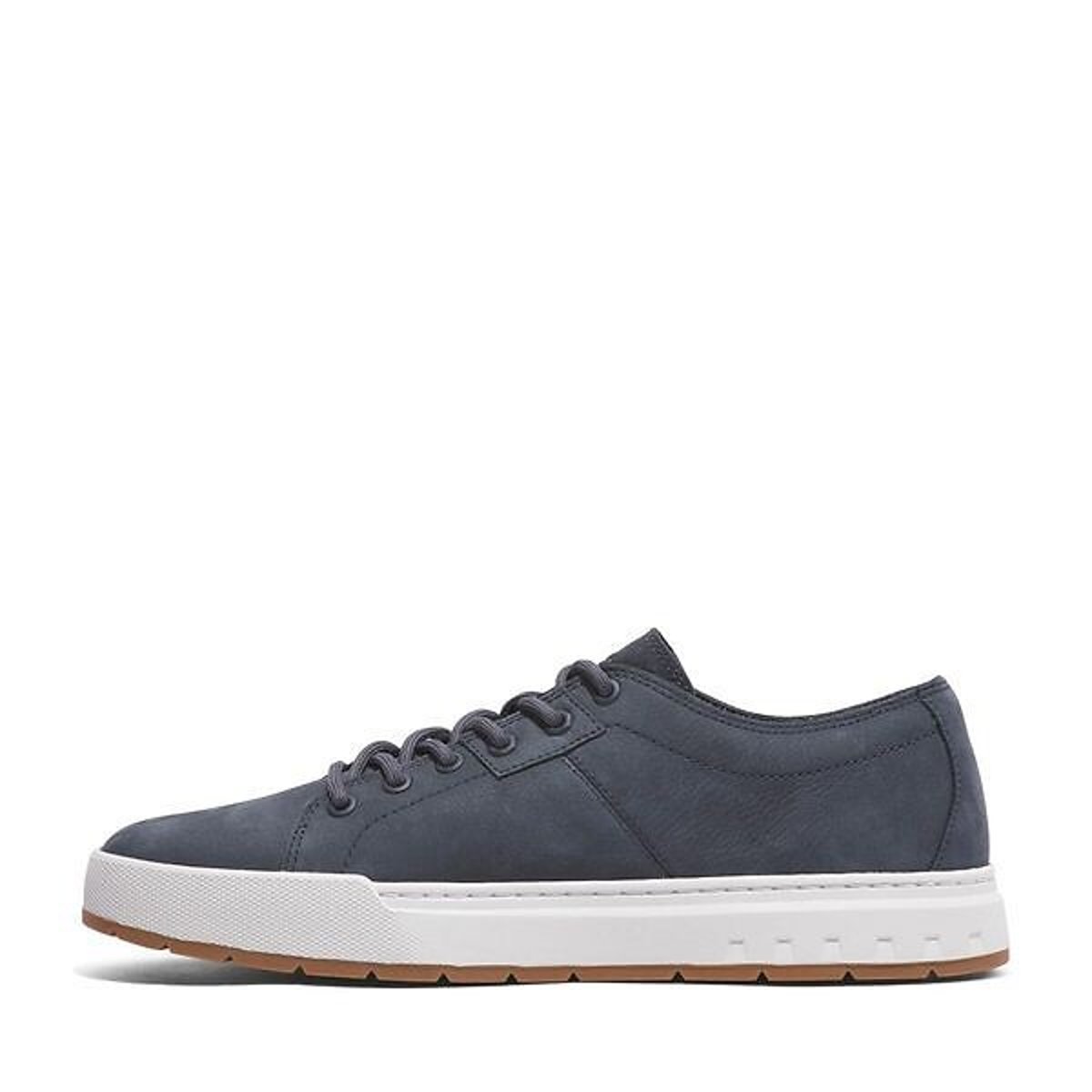 Lage nubuck lederen sneakers Maple Grove blauw, TIMBERLAND