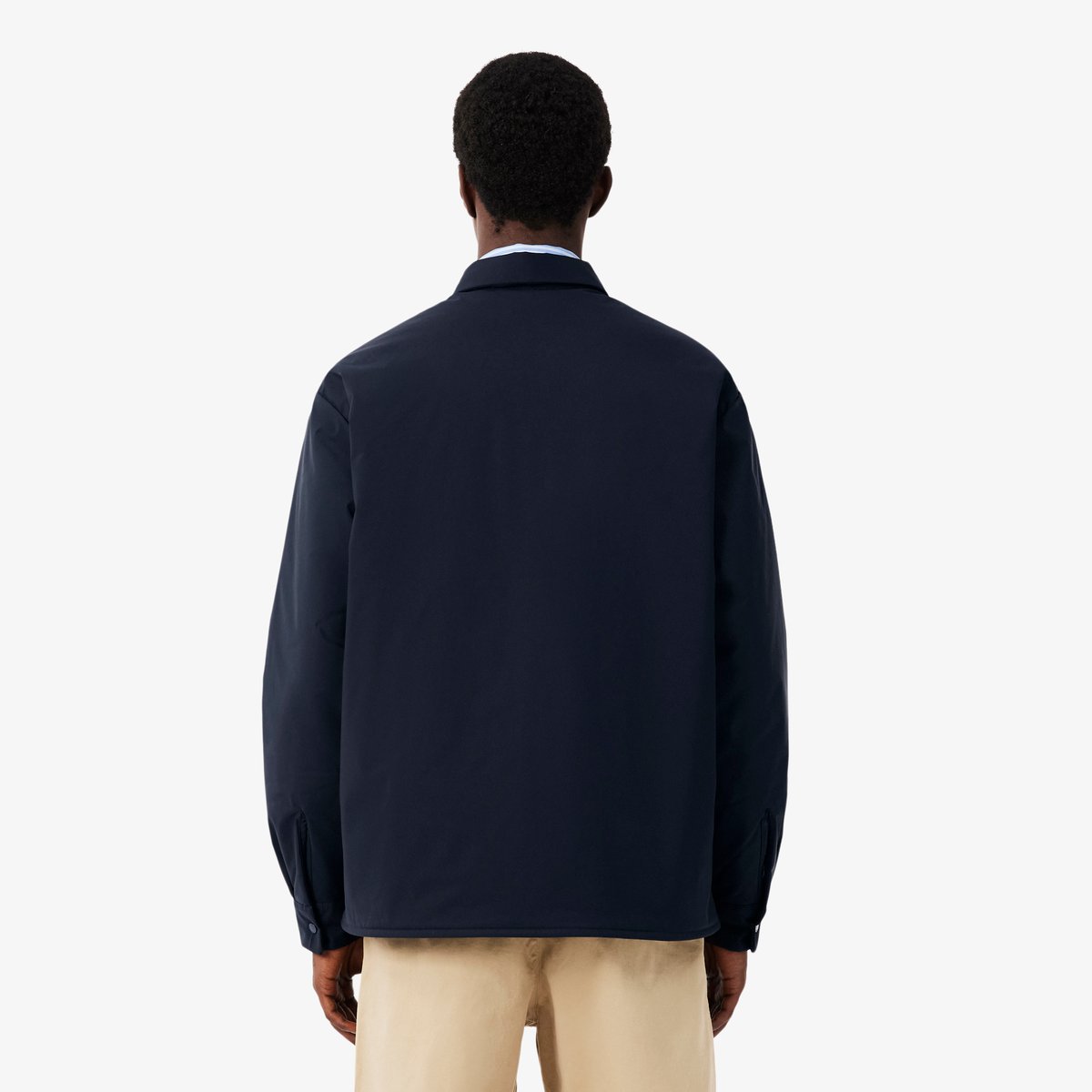 Surchemise rembourrée déperlante bleu-hde, LACOSTE