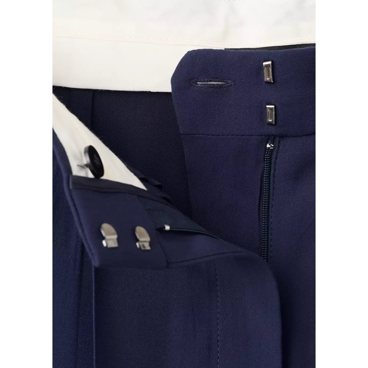 Pantalon droit pinces violet, MANGO